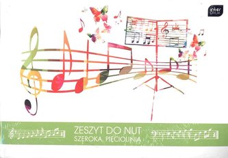 Zeszyt do nut B5/16K szeroka linia MIX (10szt)