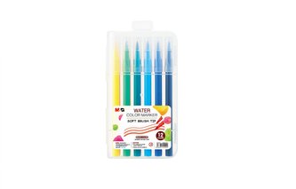 Pisak artystyczny pędzelkowy 12 kolorów M&G;