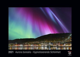 Aurora borealis - Hypnotisierende Schönheit 2021 - Black Edition - Timokrates Kalender, Wandkalender, Bildkalender - DIN A4 (ca.