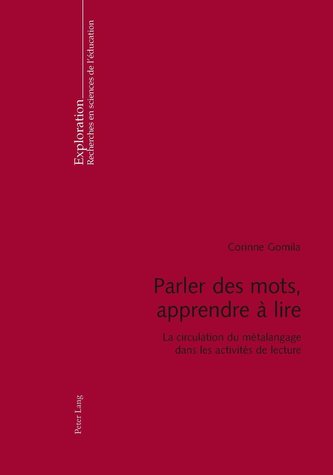 Parler des mots, apprendre à lire