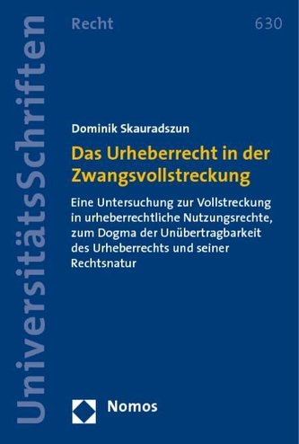Das Urheberrecht in der Zwangsvollstreckung