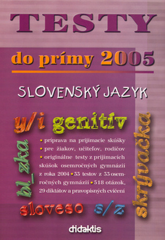 Testy do prímy 2005 slovenský jazyk