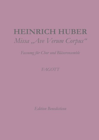 Missa Ave Verum. Fagott
