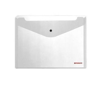 Koperta na zatrzask A4 PP-231 bezbarwna PENMATE