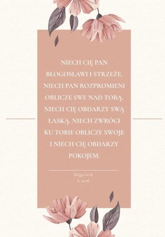 Notes B6 - Błogosławieństwo różowe