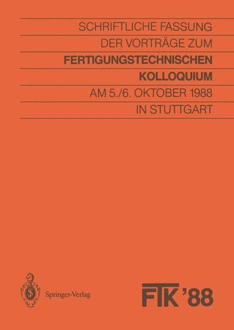 FTK '88, Fertigungstechnisches Kolloquium