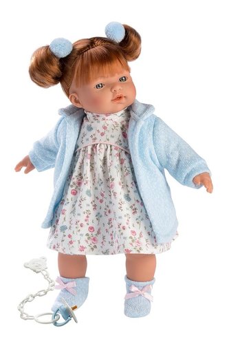 Lalka 33108 Lea płacząca niebieska 33cm