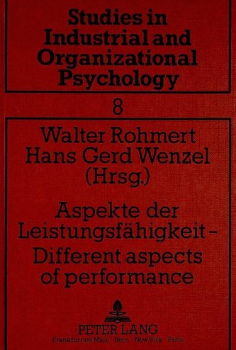 Aspekte der Leistungsfähigkeit -- Different aspects of performance