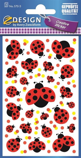 Naklejki papierowe Biedronki