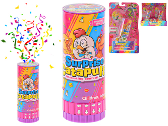 Vystřelovač konfet 13cm se zvířátkem 1 ks