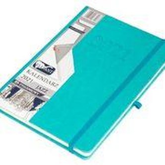 Kalendarz 2021 B5 Tyg. Jazz turkusowy ELEFANT