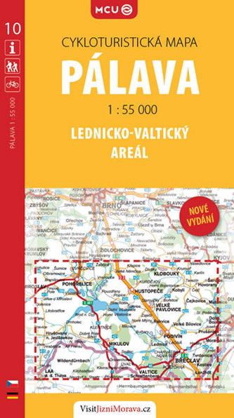 Pálava - Lednicko-valtický areál - cykloturistická mapa č. 10 /1:55 000