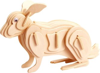 Łamigłówka drewniana Gepetto - Królik G3
