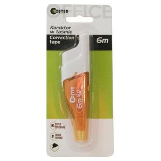 Korektor w taśmie kolor mix blister NOSTER