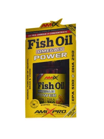 Amix Pro - Fish Oil Omega 3 power 500/250mg 60 softgels