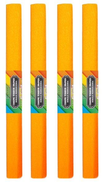 Bibuła marszczona 05 pomarańczowa jasna (10szt) Bibuła marszczona 05 pomarańczowa jasna (10szt)