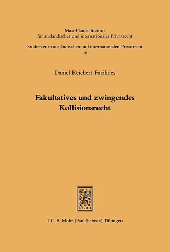 Fakultatives und zwingendes Kollisionsrecht