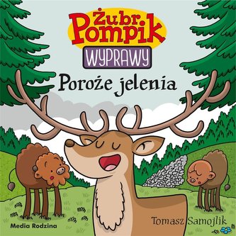 Żubr Pompik 21 Poroże jelenia