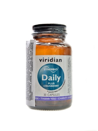 Viridian - Synerbio Daily + Cranberry 30 kapslí