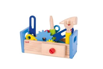 Drewniana skrzynka narzędziowa mała