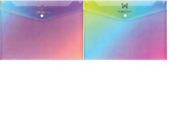 Koperta A4 glitter rainbow mix 88306