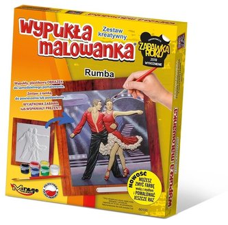 Wypukła malowanka Taniec - Rumba