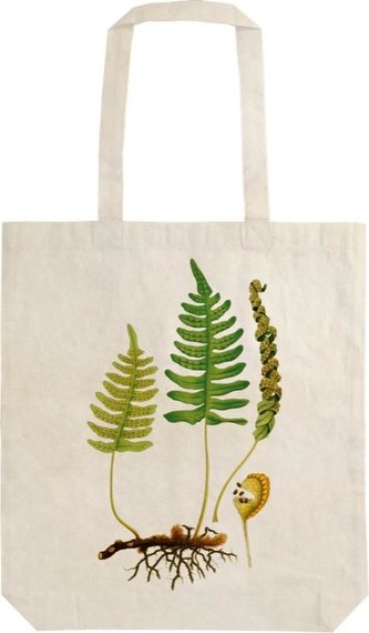 Torba bawełniana na ramię Szoperka STBAG 10 Paproć