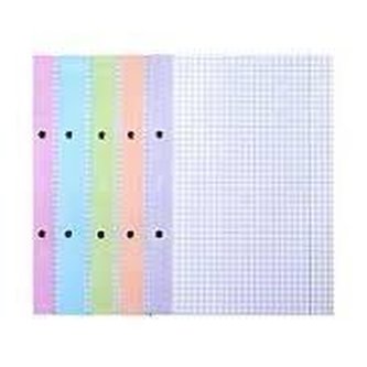 Wkład do segregatora A5/50K kratka kolor m. (5szt)