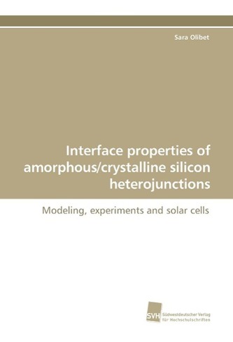 Interface properties of amorphous/crystalline silicon heterojunctions