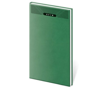 Diář 2018 - Print/kapesní/týdenní/zelená