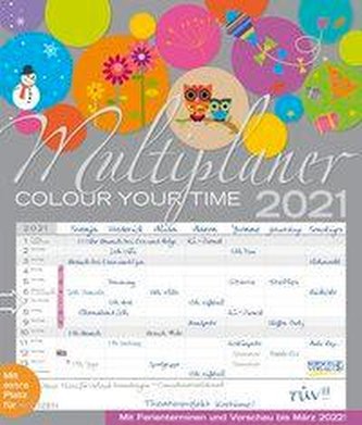 Multiplaner - Colour your time 2021