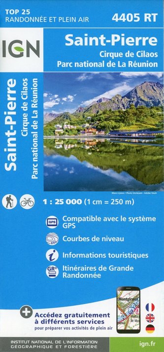 Saint-Pierre.  La Reunion 1 : 25  000