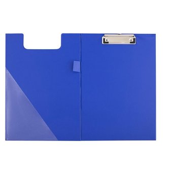 Deska A5 PVC z klipem i okładką niebieska D.RECT