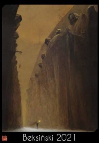 Kalendarz 2021 - Beksiński wzór 4 A3