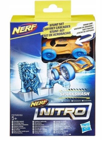 NERF Nitro Samochodzik z przeszkodą Sparksmash