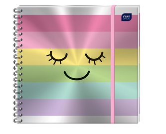 Pamiętnik 15x15cm Metallic