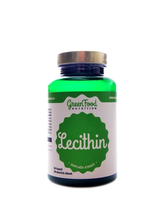 GreenFood nutrition - Lecithin 60 kapslí