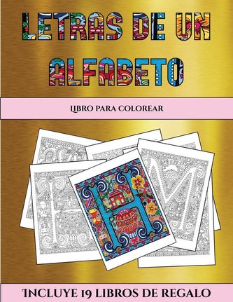 Libro para colorear (Letras de un alfabeto inventado)