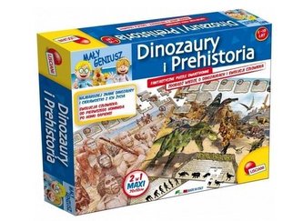Mały Geniusz - Puzzle 108 Dinozaury i prehistoria