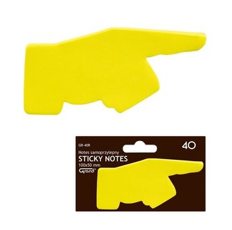 Notes samoprzylepny GR-40R ręka GRAND