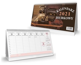 Kalendarz 2021 biurkowy poziomy SB1 SAPT Kalendarz 2021 biurkowy poziomy SB1 SAPT