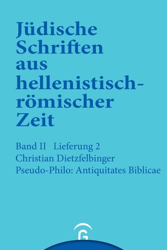 Dietzfelbinger, C: Pseudo-Philo: Antiquitates Biblicae