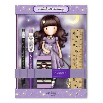 Notes z Przyborami Szkolnymi - Gorjuss Sparkle