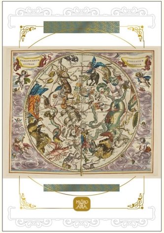 Karnet 16x23 B-3J 515 002 + koperta Mapa Nieba