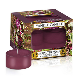 Yankee Candle Aromatické čajové svíčky Moonlit Blossoms 12 x 9,8 g unisex