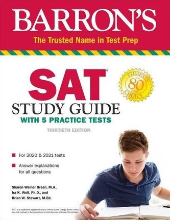 Barron's SAT Study Guide with 5 Practice Tests
