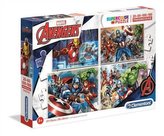 Puzzle 20+60+100+180 Superkolor The Avengers
