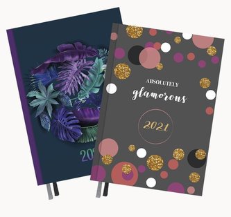 Kalendarz 2021 książkowy A5 Setalux DTP damski