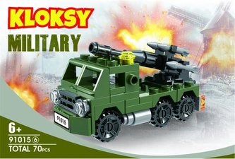 Klocki Kloksy Armia wyrzutnia rakiet 70 elementów