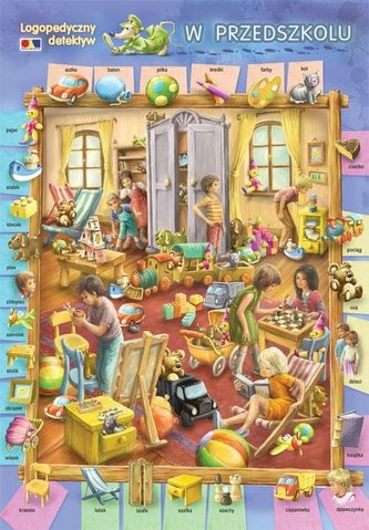 Logopedyczny detektyw w przedszkolu - plansza